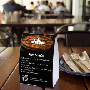 Plaque De Table Comment Commander le Menu de l'Application de Rest