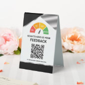 Plaque De Table Commentaires clients par QR Code sans contact (In SItu (Mariage))
