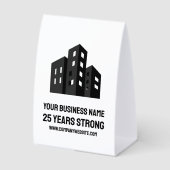 Plaque De Table Company Business Logo Celebrating # Years Custom (Recto)