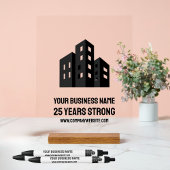 Plaque De Table Company Business Logo Celebrating # Years Custom