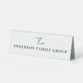 Plaque De Table Company Business Name Branding Professional (Recto)