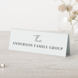 Plaque De Table Company Business Name Branding Professional