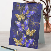Plaque De Table Composition avec papillons Sapphire (En SItu (Tableau))