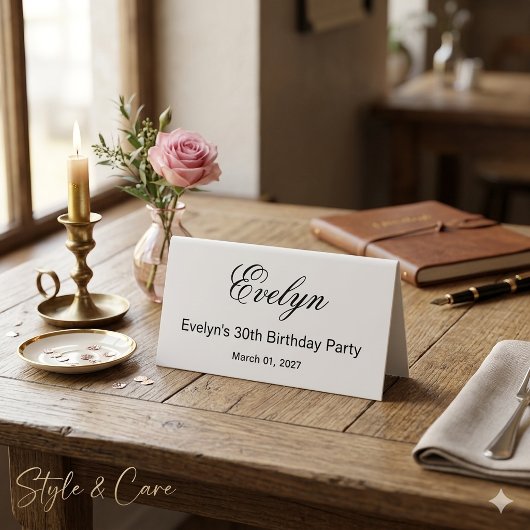 Plaque De Table Conception d'affiche de tente de table personnalis
