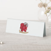 Plaque De Table Conception de dés barbares