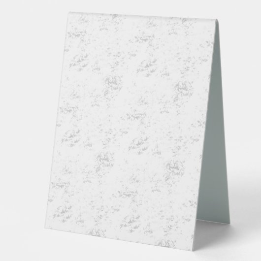 Plaque De Table Conception vide Dix-huit (Recto)