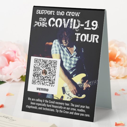 Plaque De Table Concert Tour Conseil du groupe Venmo (In SItu (Mariage))