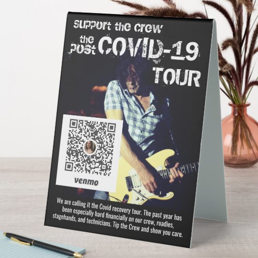 Plaque De Table Concert Tour Conseil du groupe Venmo (En SItu (Tableau))