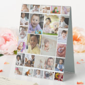 Plaque De Table Concevez votre propre 25 photo Collage Poster (In SItu (Mariage))