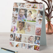Plaque De Table Concevez votre propre 25 photo Collage Poster (En SItu (Tableau))