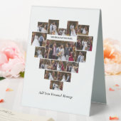 Plaque De Table Concevez votre propre coeur d'amour en forme de co (In SItu (Mariage))