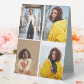 Plaque De Table Concevez votre propre collection de 4 photos (In SItu (Mariage))