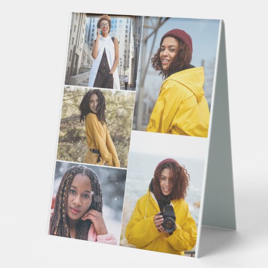 Plaque De Table Concevez votre propre collection photo 5 (Recto)