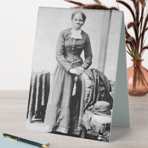 Plaque De Table Conducteur Harriet Tubman Chemin de fer souterrain