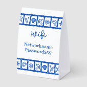 Plaque De Table Connexion WIFI Location de grille de coquillage de (Recto)