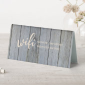 Plaque De Table Connexion WIFI Mot de passe (En SItu (Tableau))