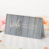 Plaque De Table Connexion WIFI Mot de passe (In SItu (Mariage))