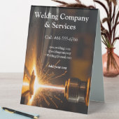 Plaque De Table Construction du contrat de soudure ajouter nom con (En SItu (Tableau))