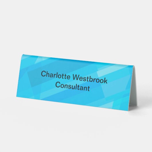 Plaque De Table Consultant professionnel de bureau moderne (Recto)