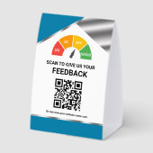 Plaque De Table Contactless QR Code Customer Feedback (Verso)