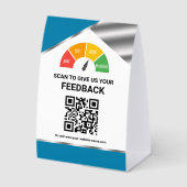 Plaque De Table Contactless QR Code Customer Feedback (Recto)