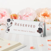 Plaque De Table Coral Floral Wedding (In SItu (Mariage))