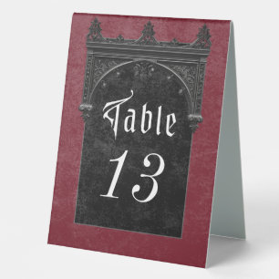 Plaque De Table Corbeau noir gothique et Mariage de vin noir