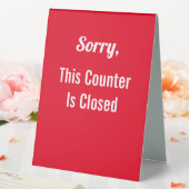 Plaque De Table Côté 1 : Compteur Fermé Côté 2 : Compteur Ouvert (In SItu (Mariage))