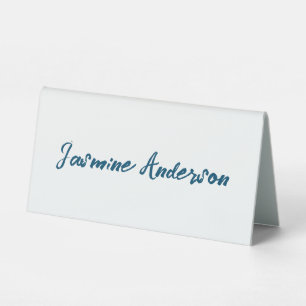 Plaque De Table Couleur bleu océan minimaliste moderne