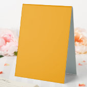 Plaque De Table Couleur solide orange néon | Classique (In SItu (Mariage))