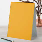 Plaque De Table Couleur solide orange néon | Classique (En SItu (Tableau))