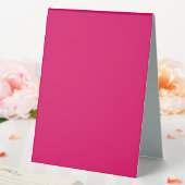 Plaque De Table Couleur uni rose foncé clair (In SItu (Mariage))