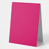 Plaque De Table Couleur uni rose foncé clair (Verso)