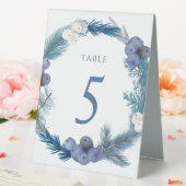 Plaque De Table couronne d'hiver numéro de table cinq (In SItu (Mariage))