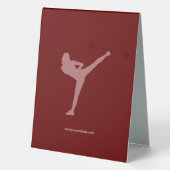 Plaque De Table Cours d'auto-défense - Femmes (Verso)