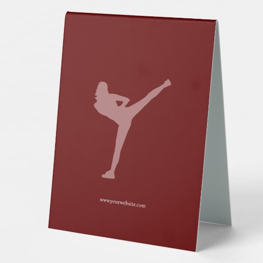 Plaque De Table Cours d'auto-défense - Femmes (Verso)