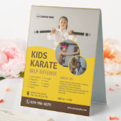 Plaque De Table Cours de karaté pour enfants sur mesure (In SItu (Mariage))