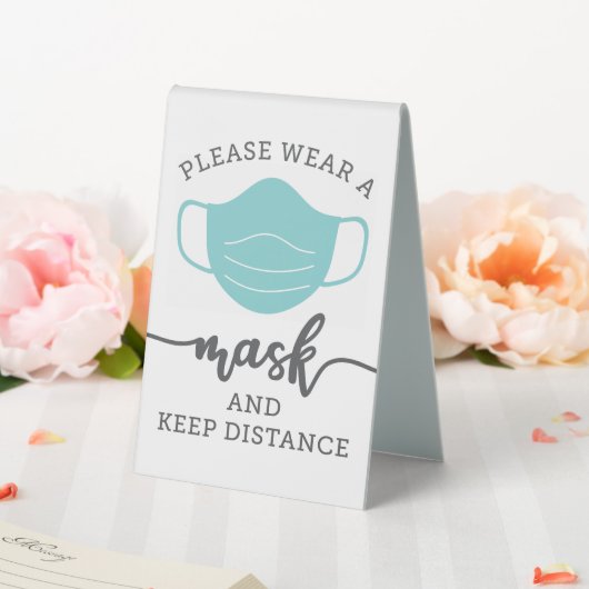 Plaque De Table Couverture Sécurité Portez Un Panneau Tablette Mas (In SItu (Mariage))