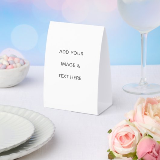 Plaque De Table Create Your Own white  (Insitu (mariage))