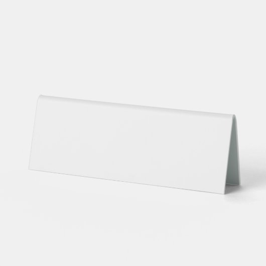 Plaque De Table Create Your Own white  (Recto)