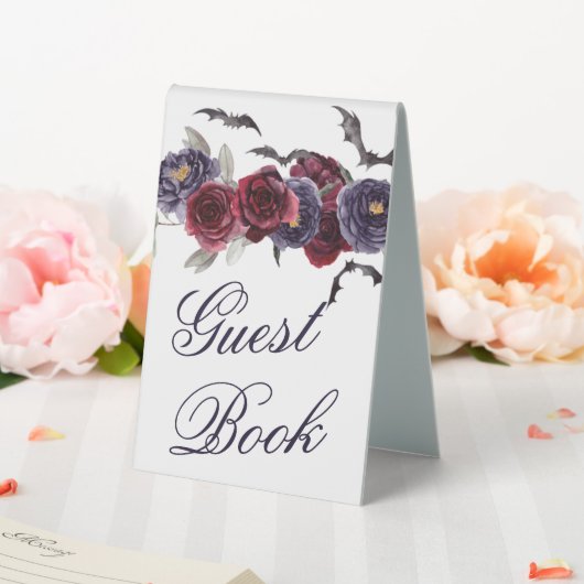 Plaque De Table Creepy Beautiful | Rose gothique et bar à cigares (In SItu (Mariage))