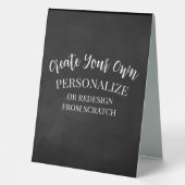 Plaque De Table Créer une personnalisation (Recto)