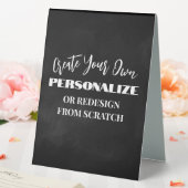 Plaque De Table Créer votre propre - Concevez une personnalisation (In SItu (Mariage))