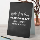 Plaque De Table Créer votre propre - Concevez une personnalisation (En SItu (Tableau))