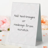 Plaque De Table Créer votre propre Customisé (In SItu (Mariage))