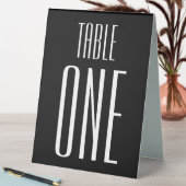 Plaque De Table Créer votre propre - Numéro personnalisé (En SItu (Tableau))