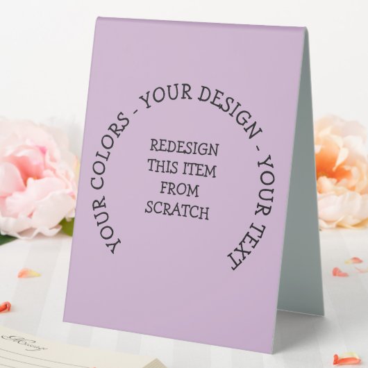 Plaque De Table Créez les vôtres (In SItu (Mariage))