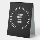 Plaque De Table Créez votre propre (Recto)