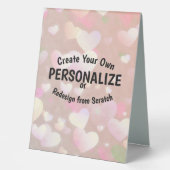 Plaque De Table Créez votre propre (Recto)