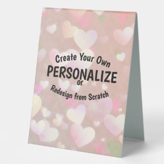 Plaque De Table Créez votre propre